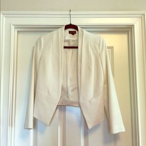 Topshop white blazer